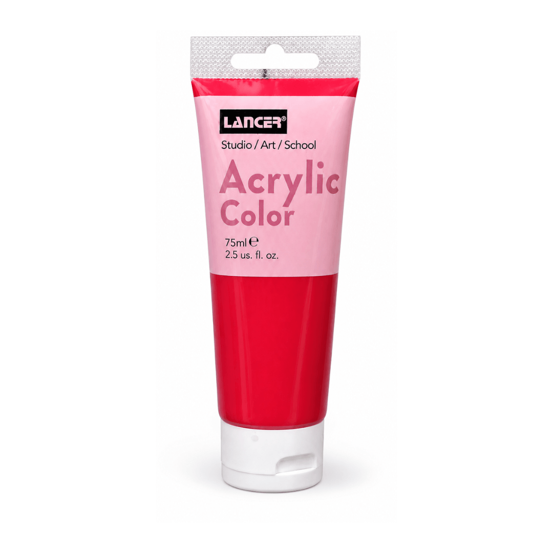 ACRYLIC COLOR- 75 ML ROJO IMPACTO