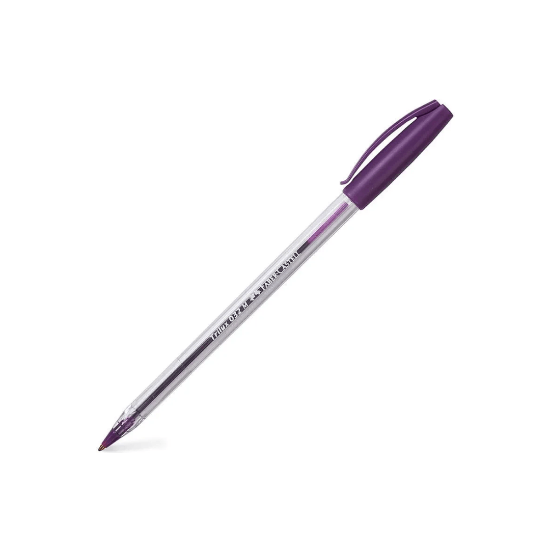 BOLIGRAFO FABER TRILUX 032 M MORADO