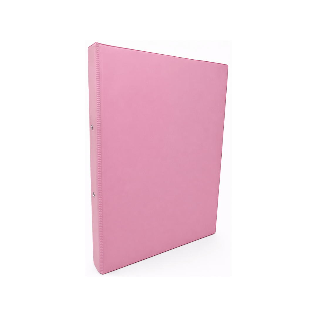 CARPETA 2 ANILLO ROSADA TAMAÑO OFICIO