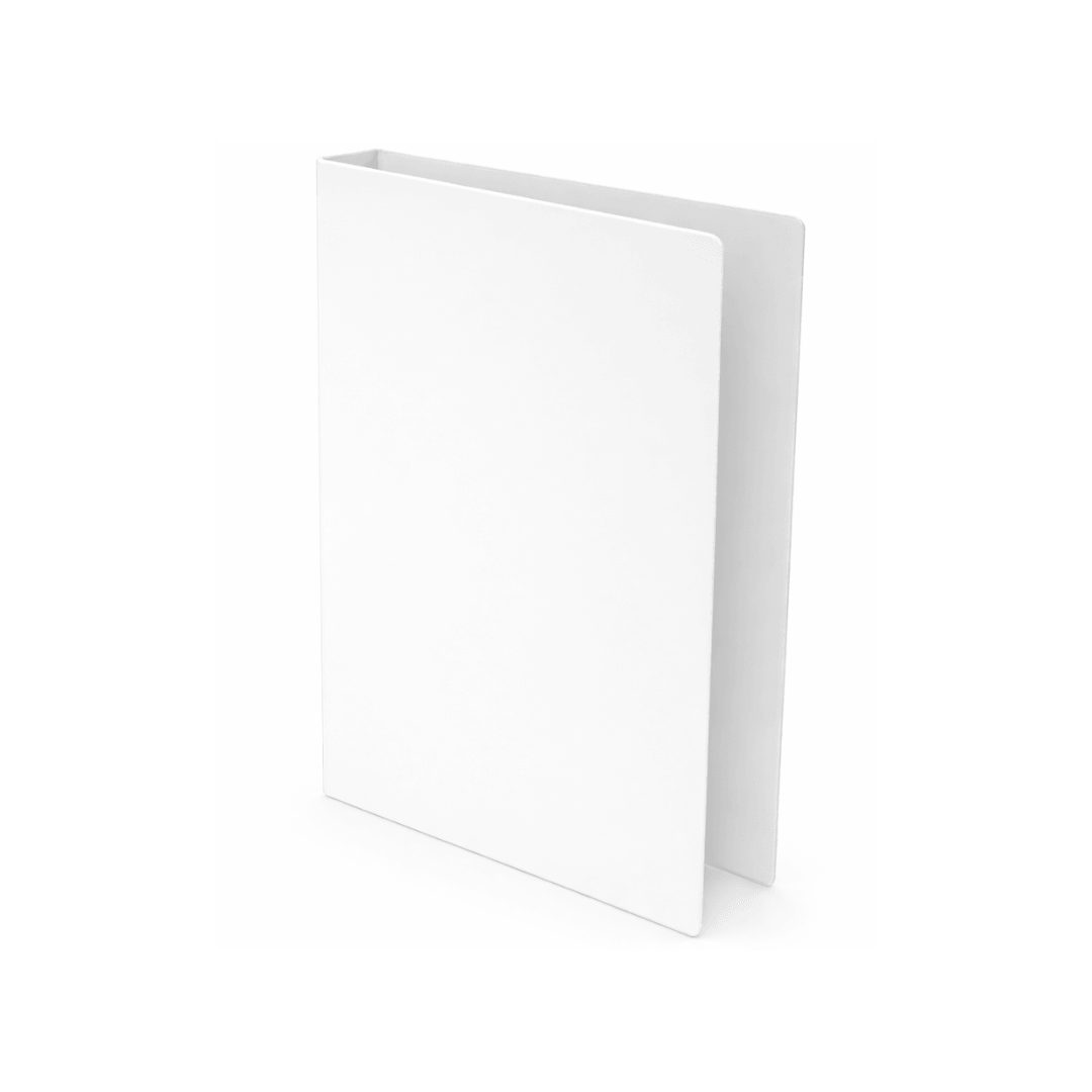 CARPETA 2 ANILLOS TAMAÑO CUADERNO 380X220MM BLANCA LANCER