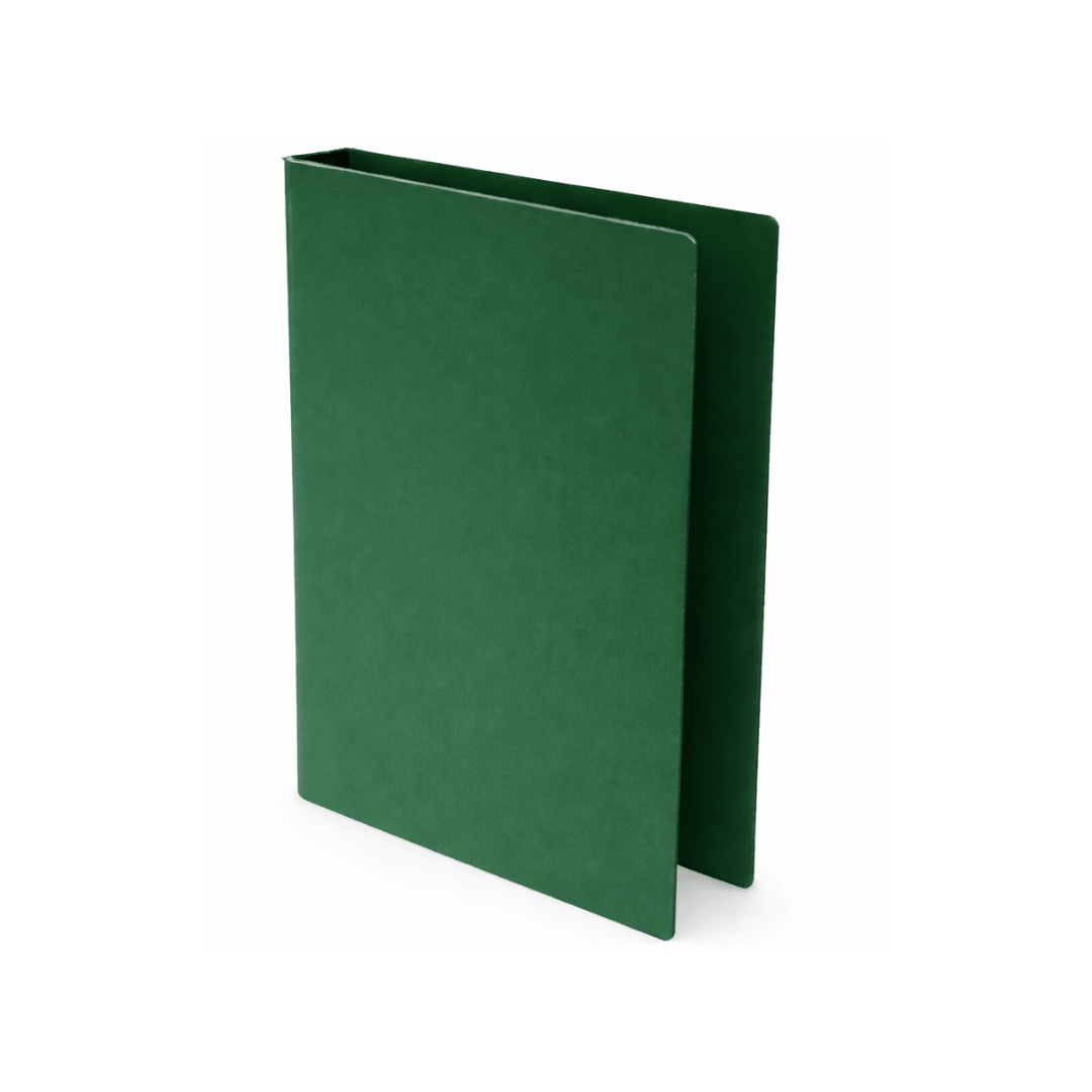 CARPETA 2 ANILLOS TAMAÑO CUADERNO 380X220MM VERDE OSCURO LANCER