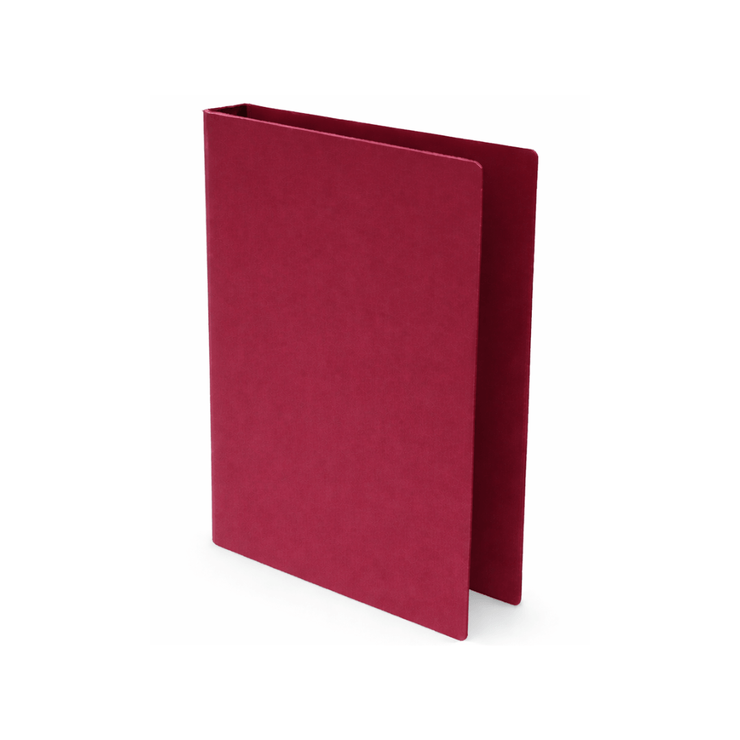 CARPETA 2 ANILLOS TAMAÑO CUADERNO 380X220MM VINO LANCER
