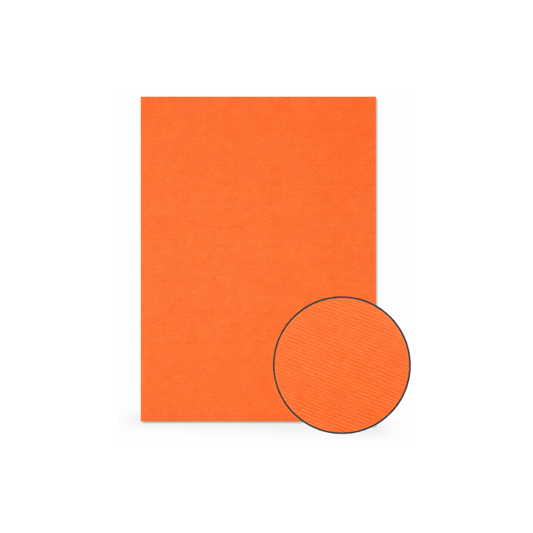 CARTULINA HILO NARANJA A4 X10
