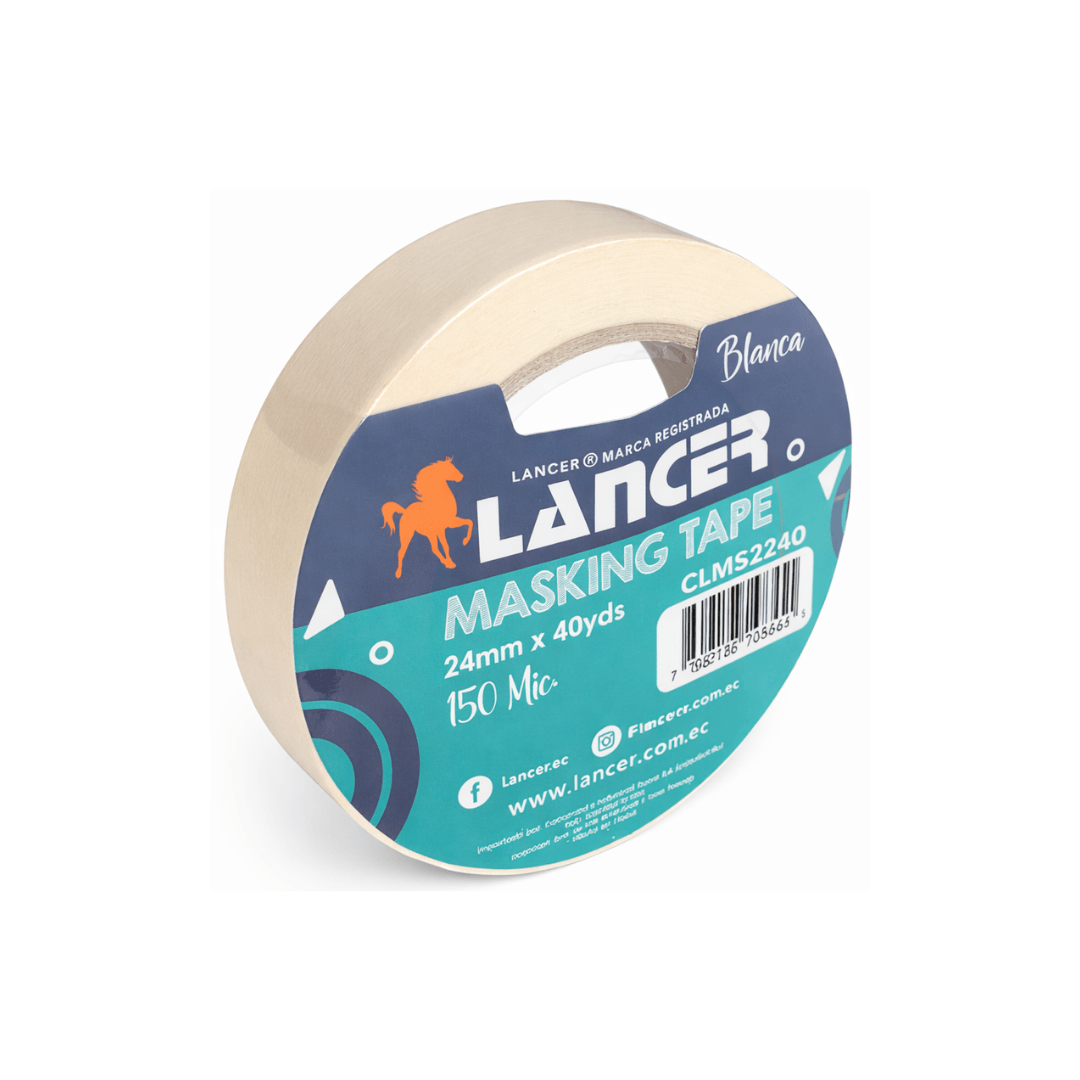 CINTA MASKING LANCER 24MM X 40YARDAS