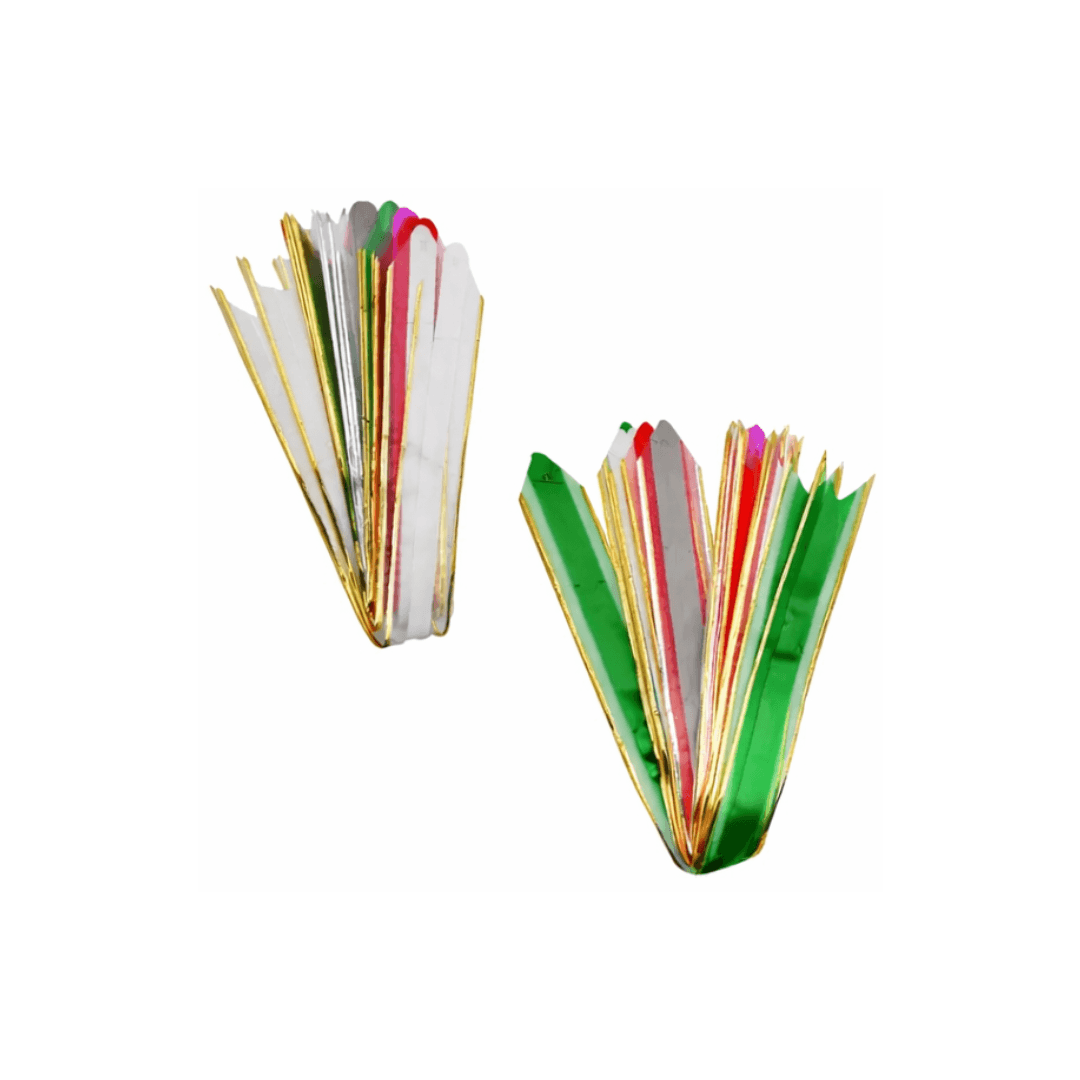 CINTA PARA LAZO CON BORDES DORADO-64X820MM - COLORES SURTIDOS