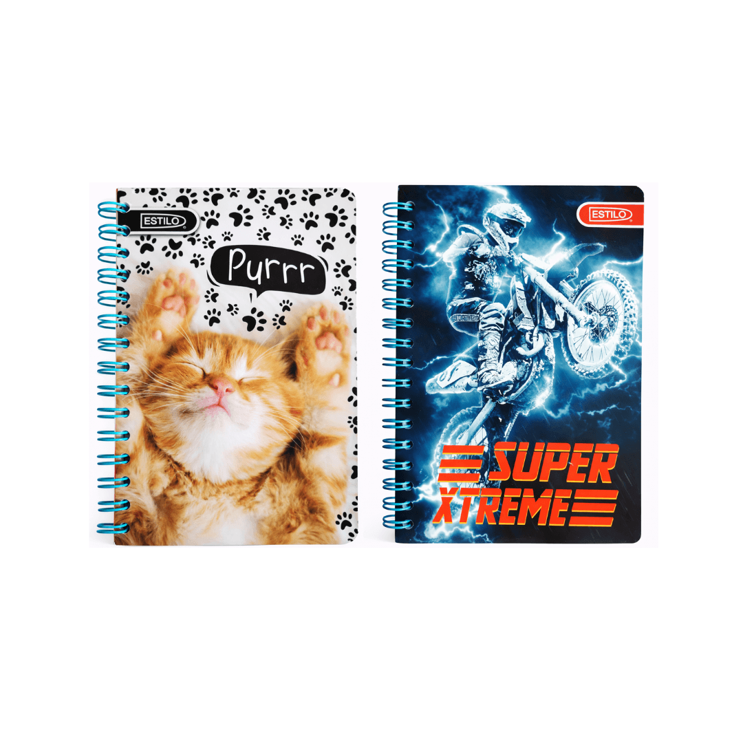 CUADERNO JUNIOR 2 LÍNEAS 60 HOJAS ESTILO