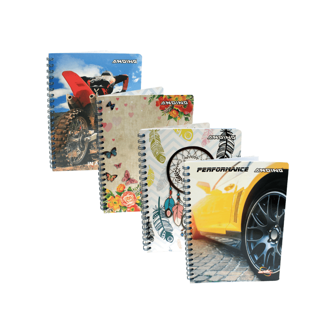 CUADERNO UNIVERSITARIO CUADROS STICKER 100 HOJAS ESCRIBE