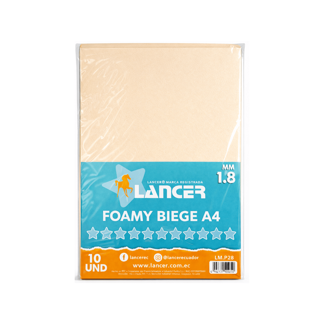 FOAMY BEIGE A4 (FOMIX)