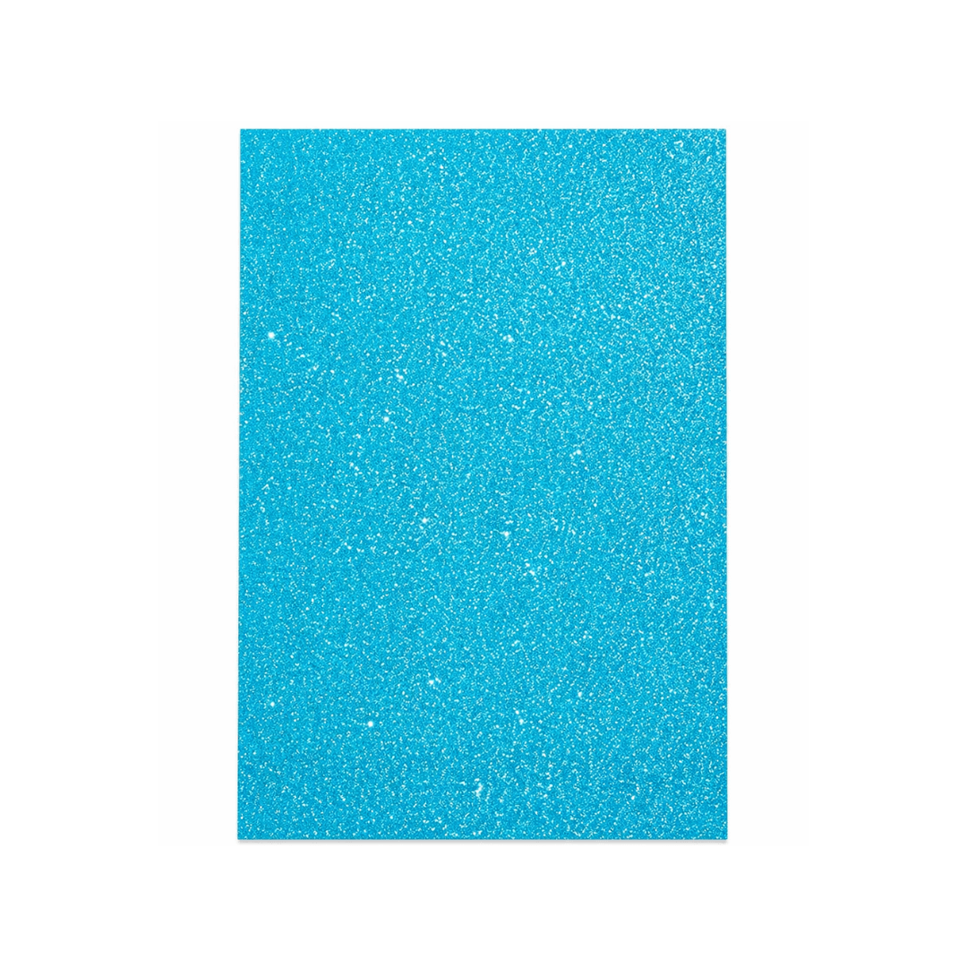 FOAMY ESCARCHADO 65X90CM CELESTE (FOMIX)