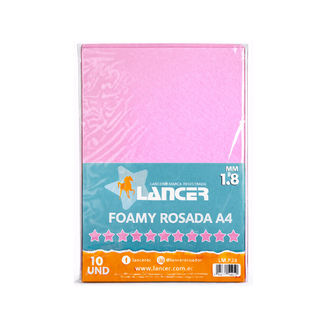 FOAMY ROSADO A4 (FOMIX)