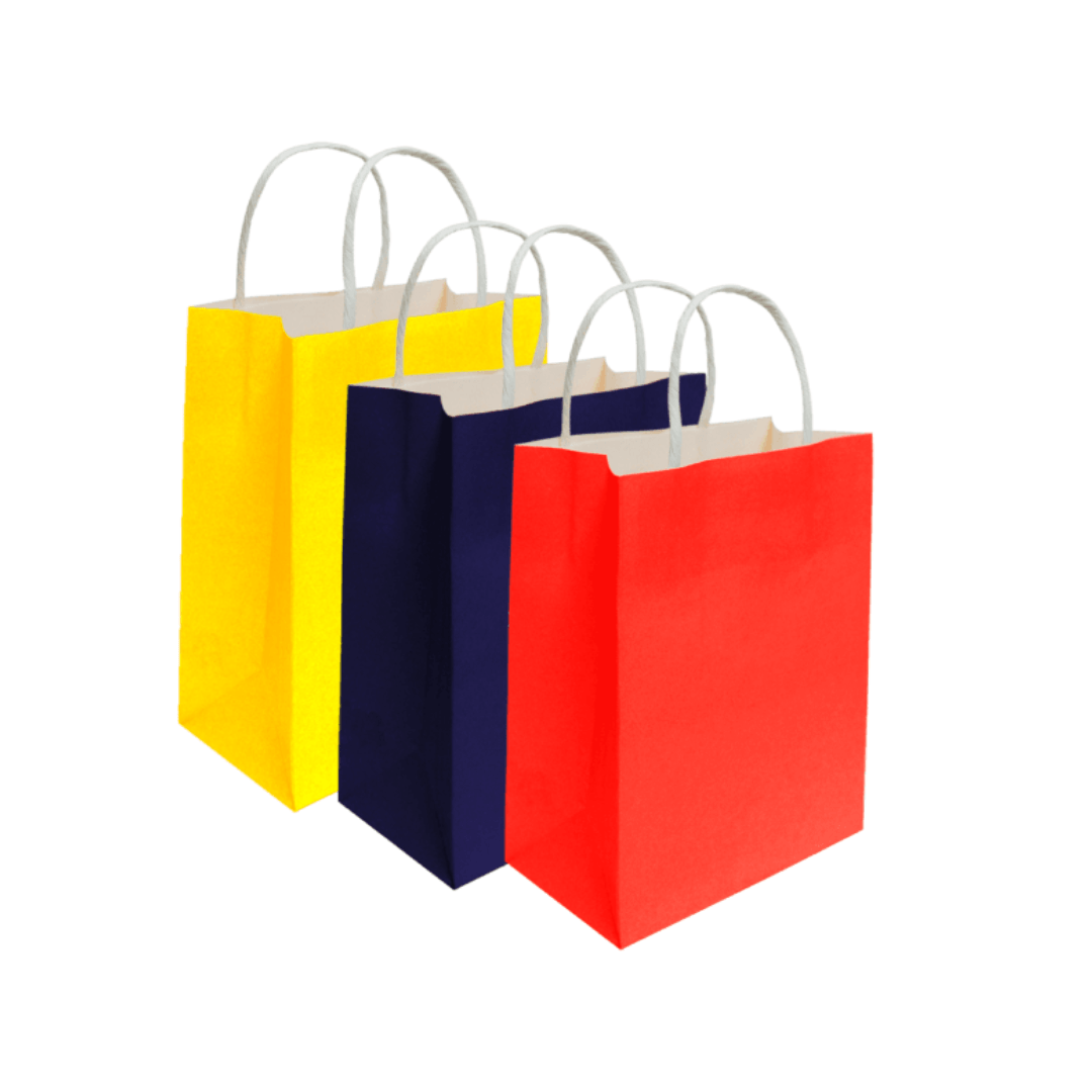 FUNDA DE REGALO COLORES NIÑO MEDIUM PAPEL 120 GR (AMARILLO-AZUL-ROJO-NARANJA)