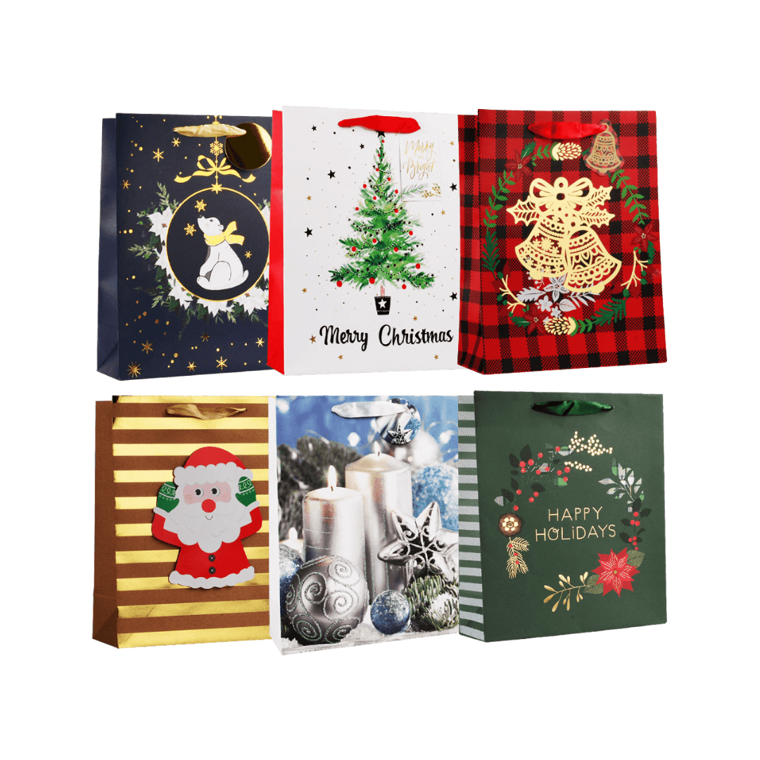 FUNDA REGALO SMALL NAVIDAD PREMIUM-11.5X14X6.5CM