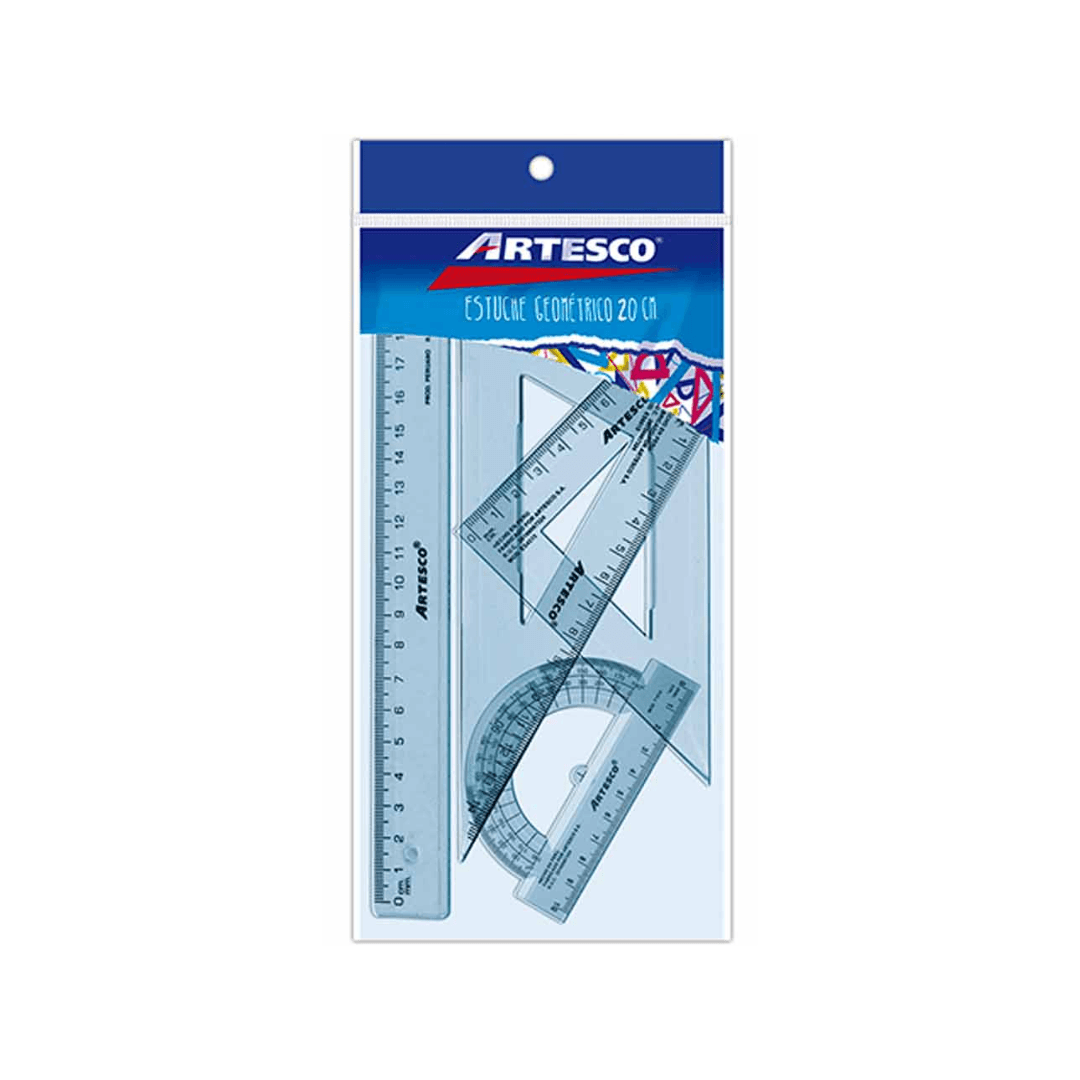 JUEGO GEOMÉTRICO ARTESCO 30 CM PP AUTOSERVICIO