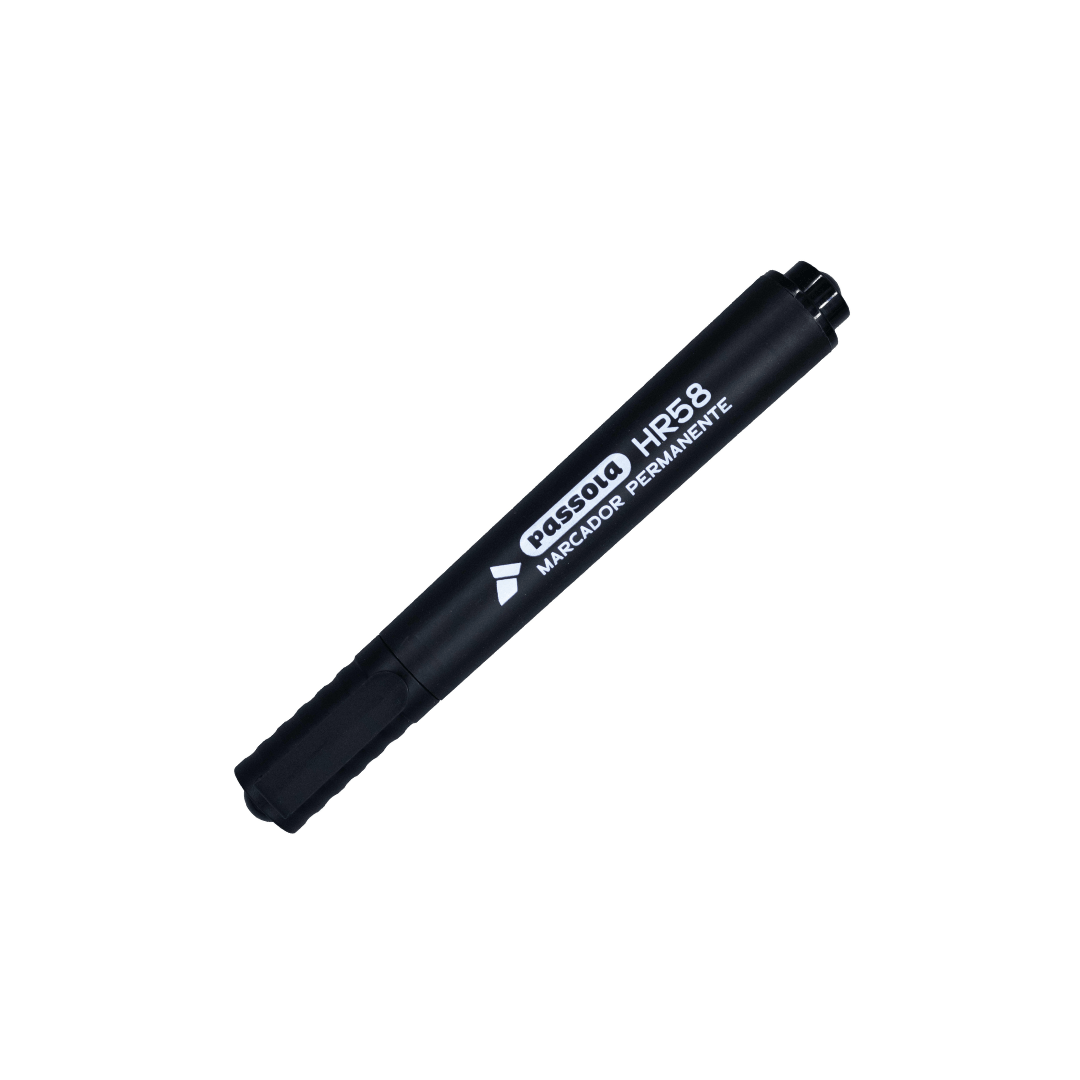 MARCADOR PASSOLA PERMANENTE HR58 NEGRO PUNTA BISEL