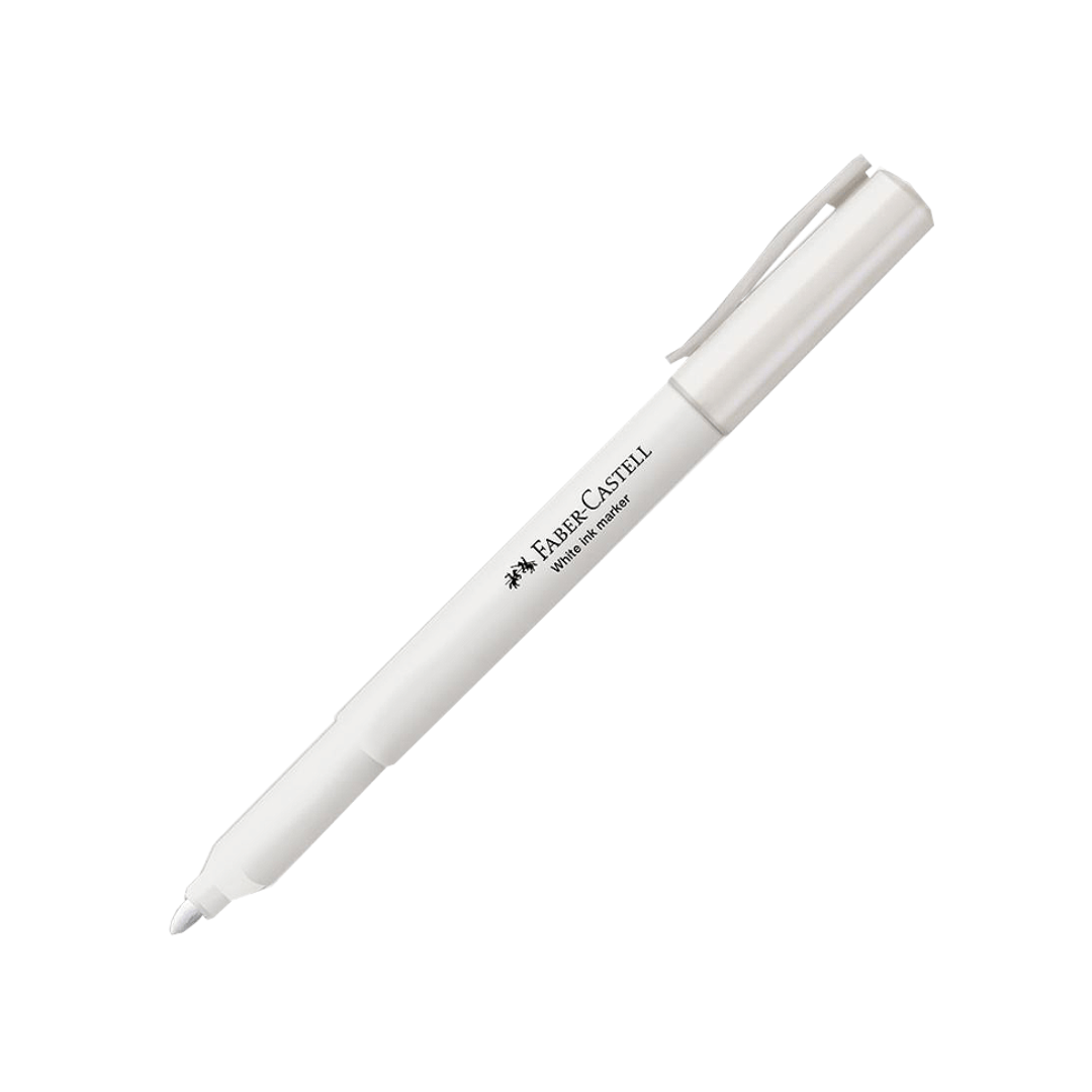MARCADOR FABER CASTELL PERMANENTE BLANCO 2.2MM