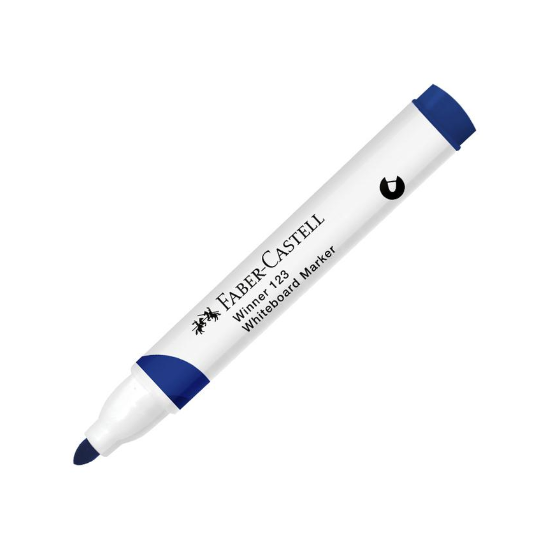 MARCADOR FABER WINNER PIZARRA P/REDONDA #123 AZUL-353356