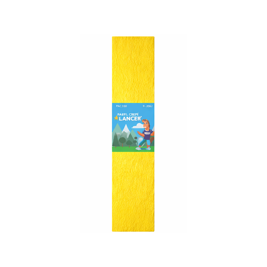 PAPEL CREPÉ LANCER AMARILLO 80-14