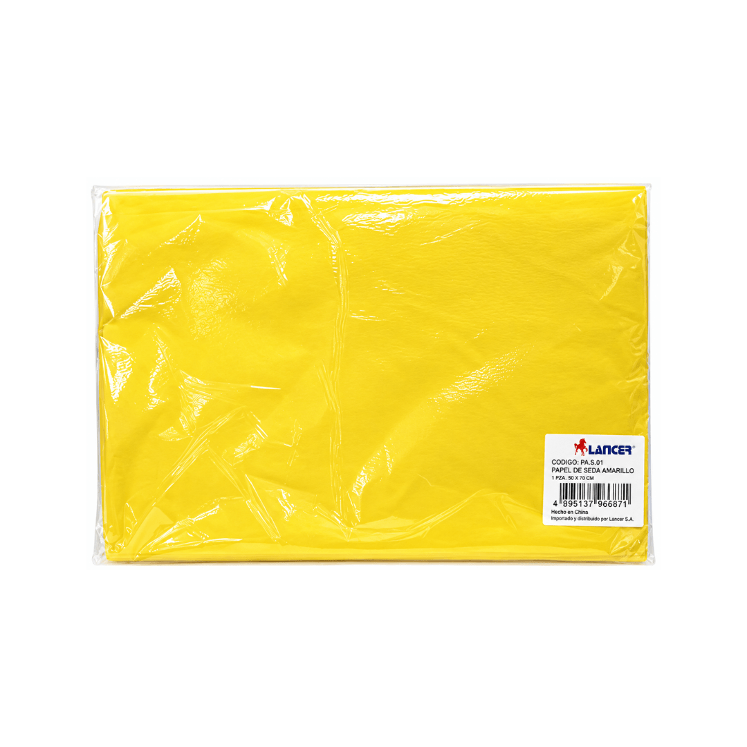PAPEL SEDA AMARILLO 50X70CM