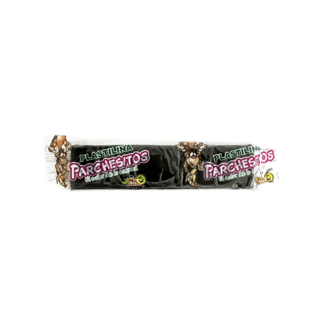 PLASTILINA PARCHESITO NEGRA 32CC