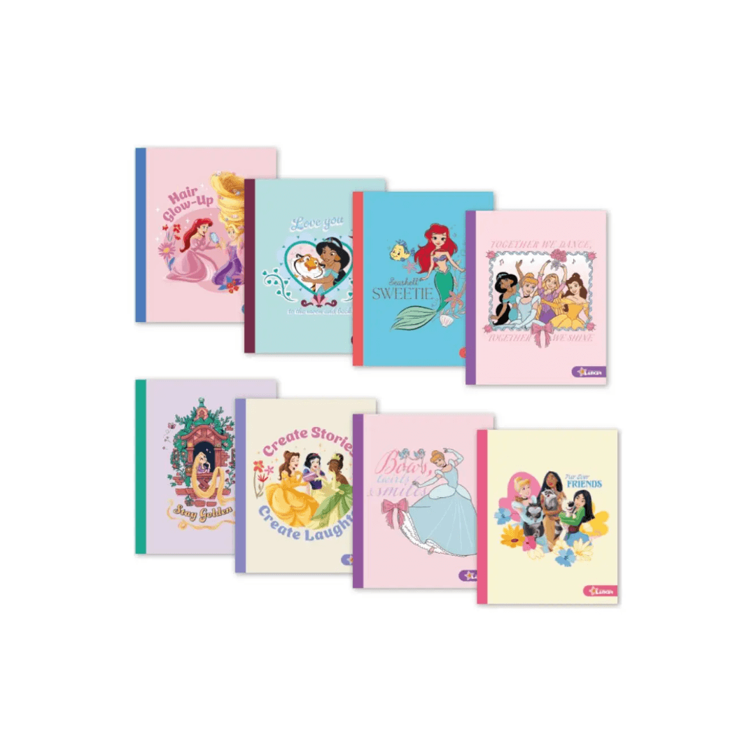 CUADERNO COSIDO-PRINCESAS 100HJ - CUADRO
