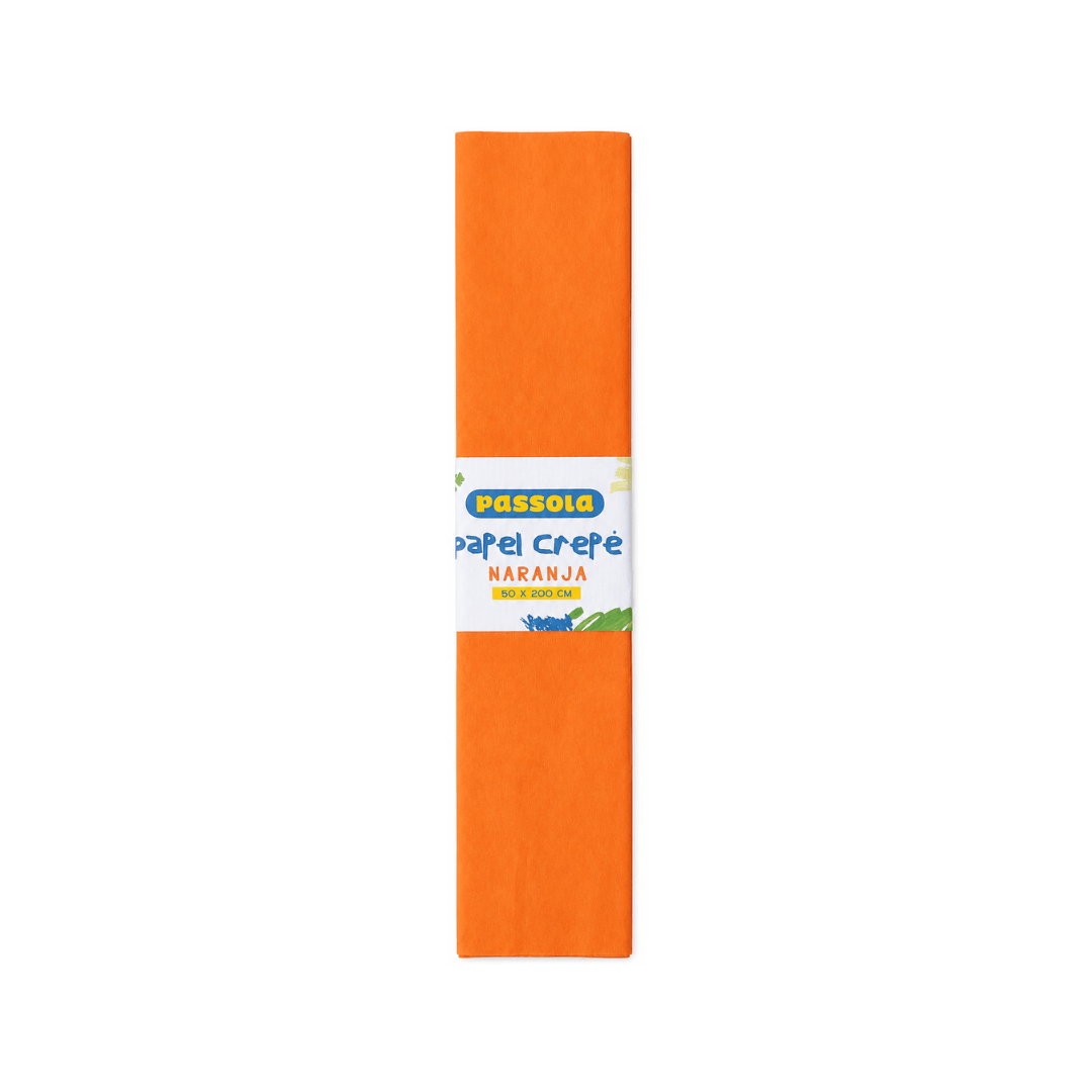 PAPEL CREPÉ PASSOLA 50X200CM NARANJA