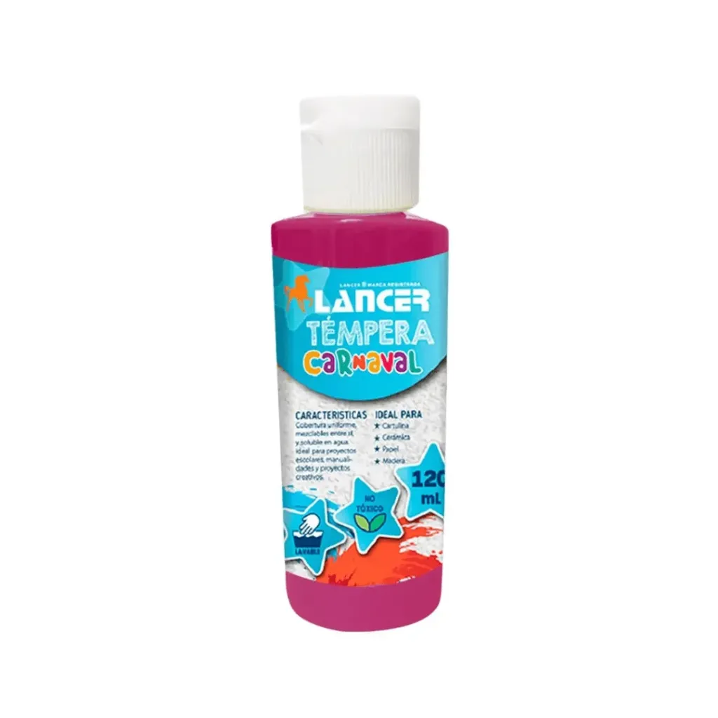 TEMPERA LANCER FUCSIA 120ML