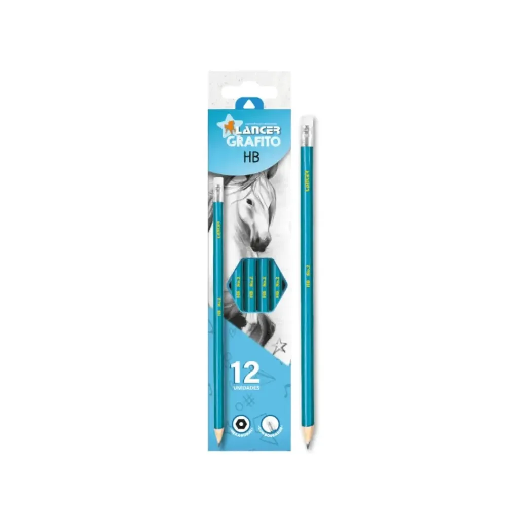 LÁPIZ DE ESCRITURA LANCER GRAFITO HEXAGONAL HB VERDE
