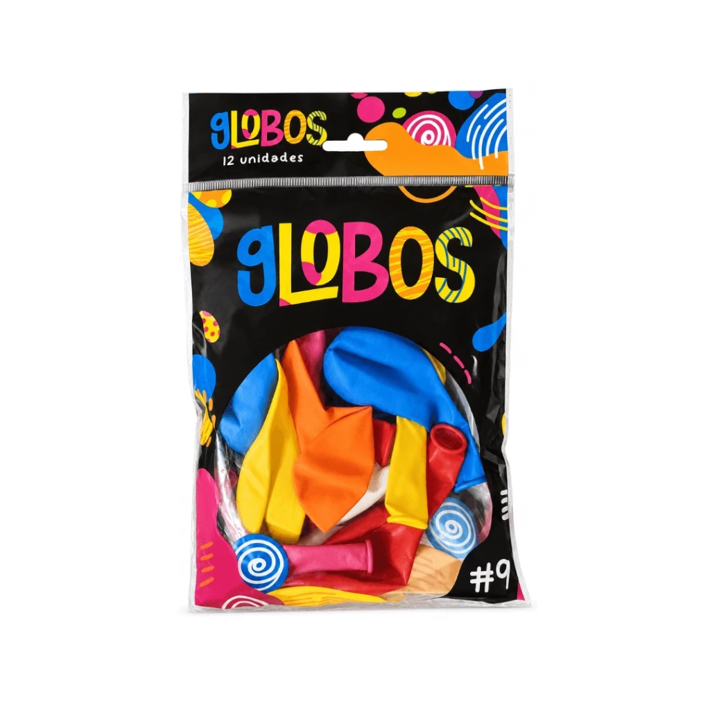 GLOBO FT #9 X12 SURTIDO