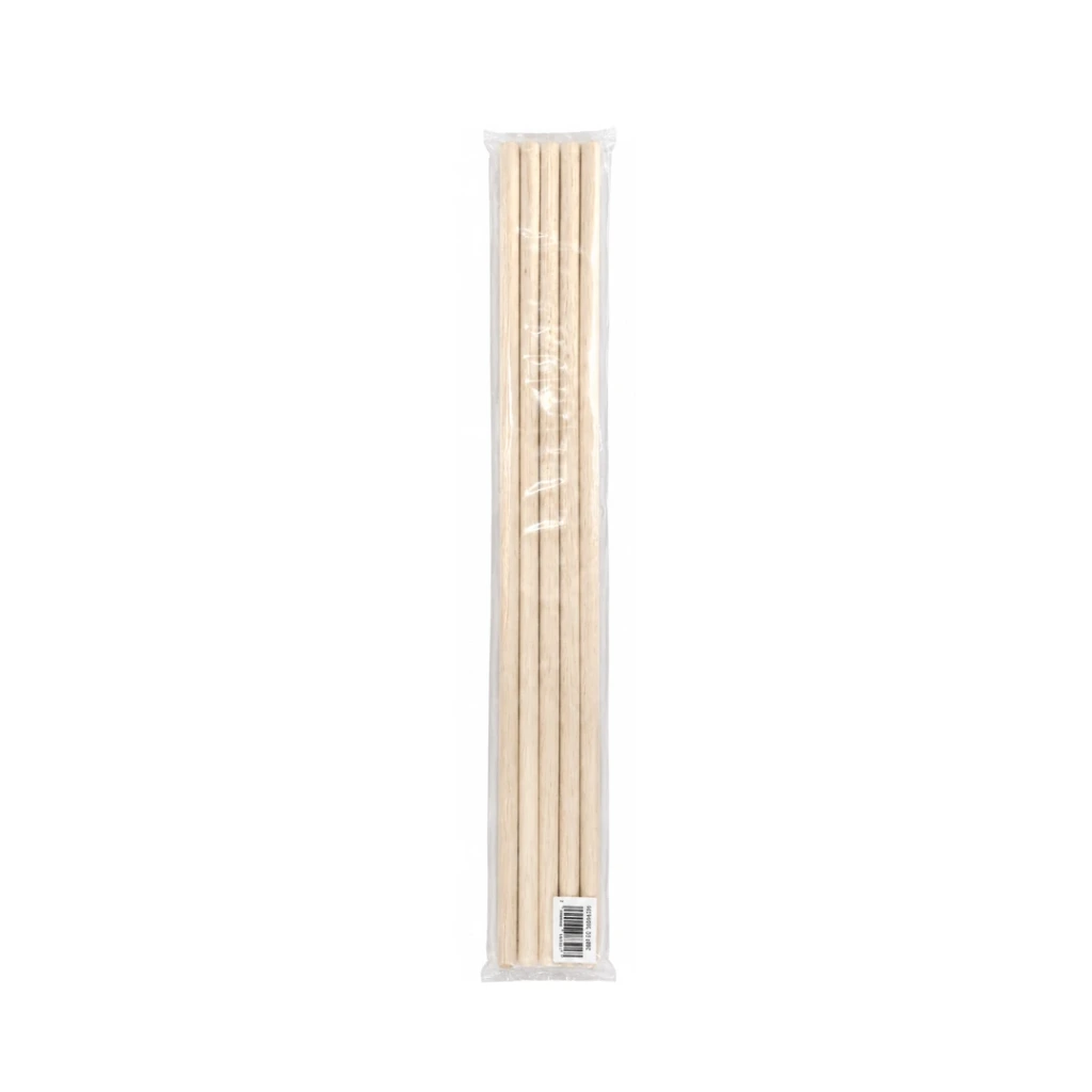 BALSA PALILLO GIBAGO REDONDO 10X600MM X5 PCS