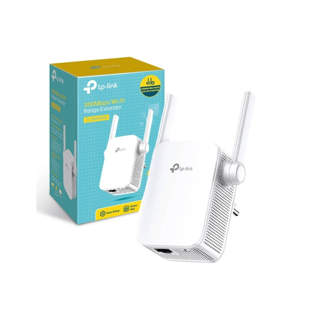 EXTENSOR DE RANGO TP-LINK TL-WA855RE N300/2 ANT/EXTERNAS/1 PUERTO FE