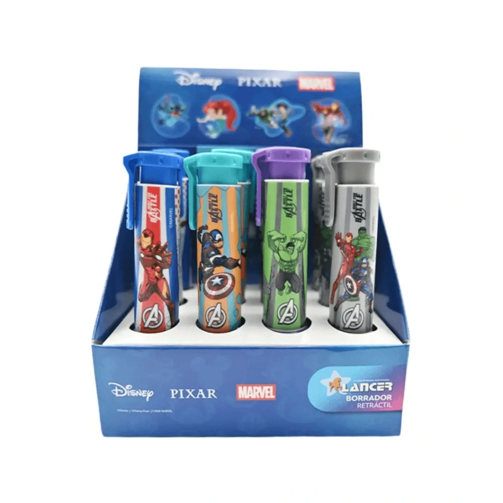 BORRADOR RETRACTIL AVENGERS