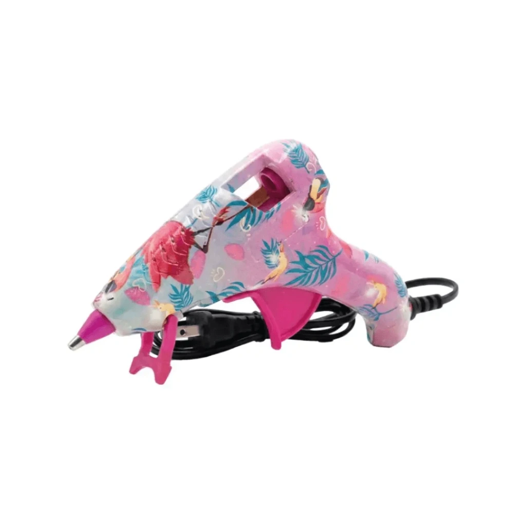 PISTOLA DE SILICÓN 10W DISEÑO TROPICAL