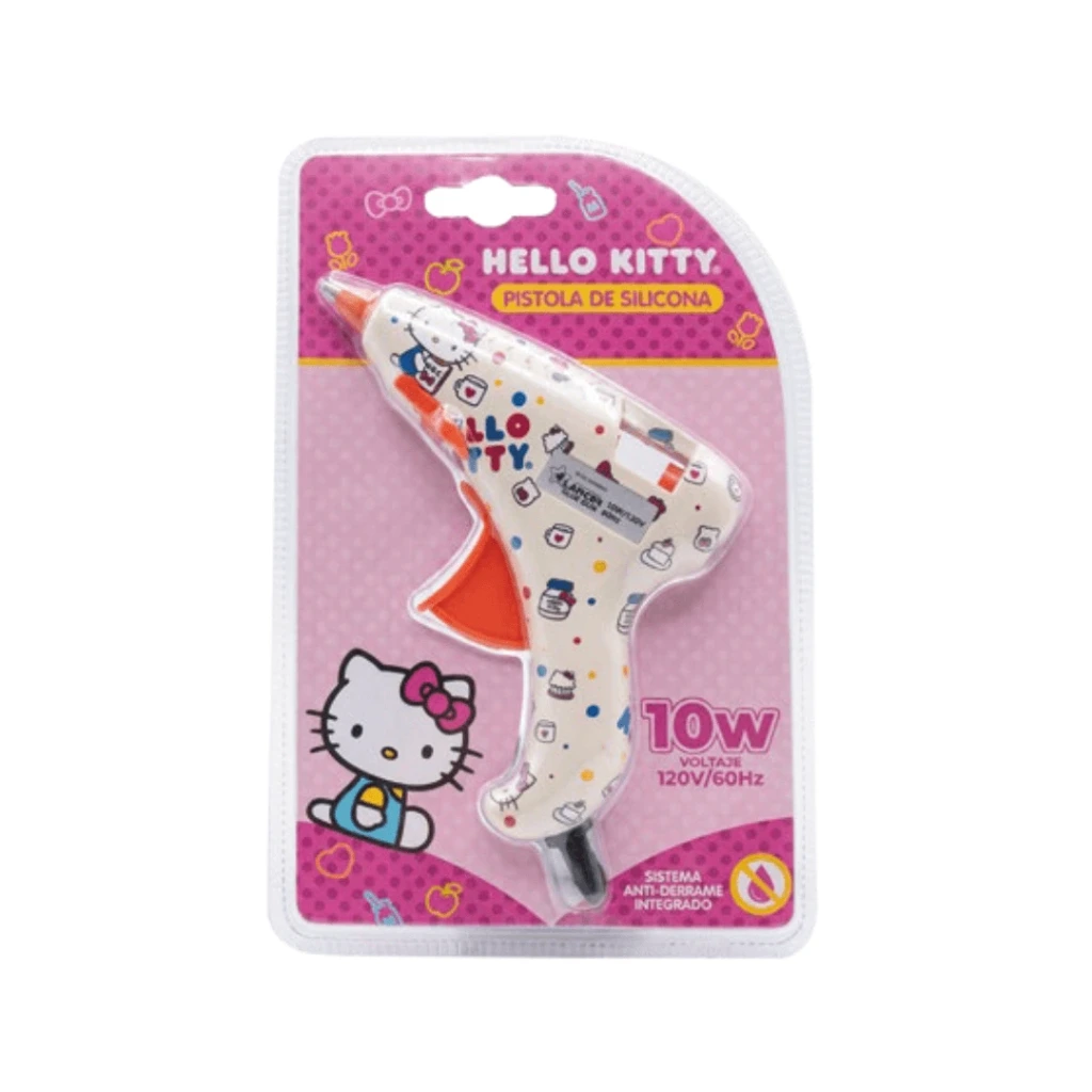 PISTOLA DE SILICÓN 10W HELLO KITTY