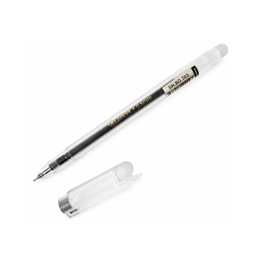 BOLÍGRAFOS GEL 0.5 MM CUERPO TRANSLUCIDO - TINTA NEGRA PUNTA FINA