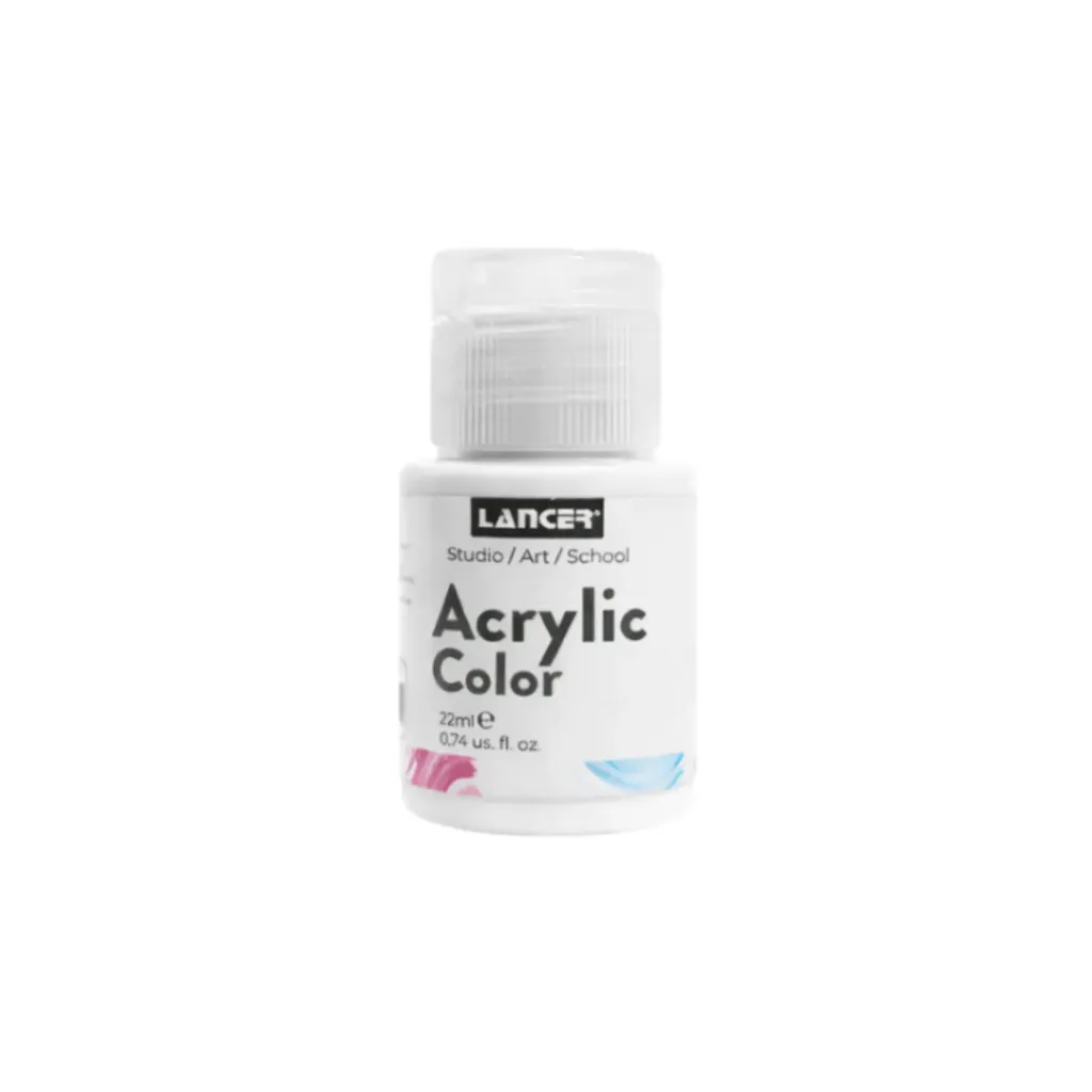 ACRYLIC COLOR- 22 ML BLANCO TITANIO