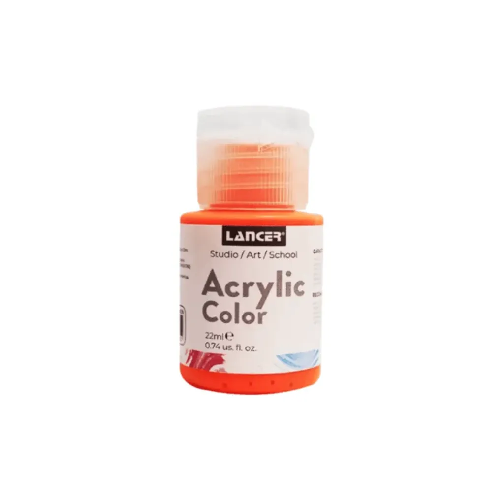 ACRYLIC COLOR- 22 ML NEON NARANJA