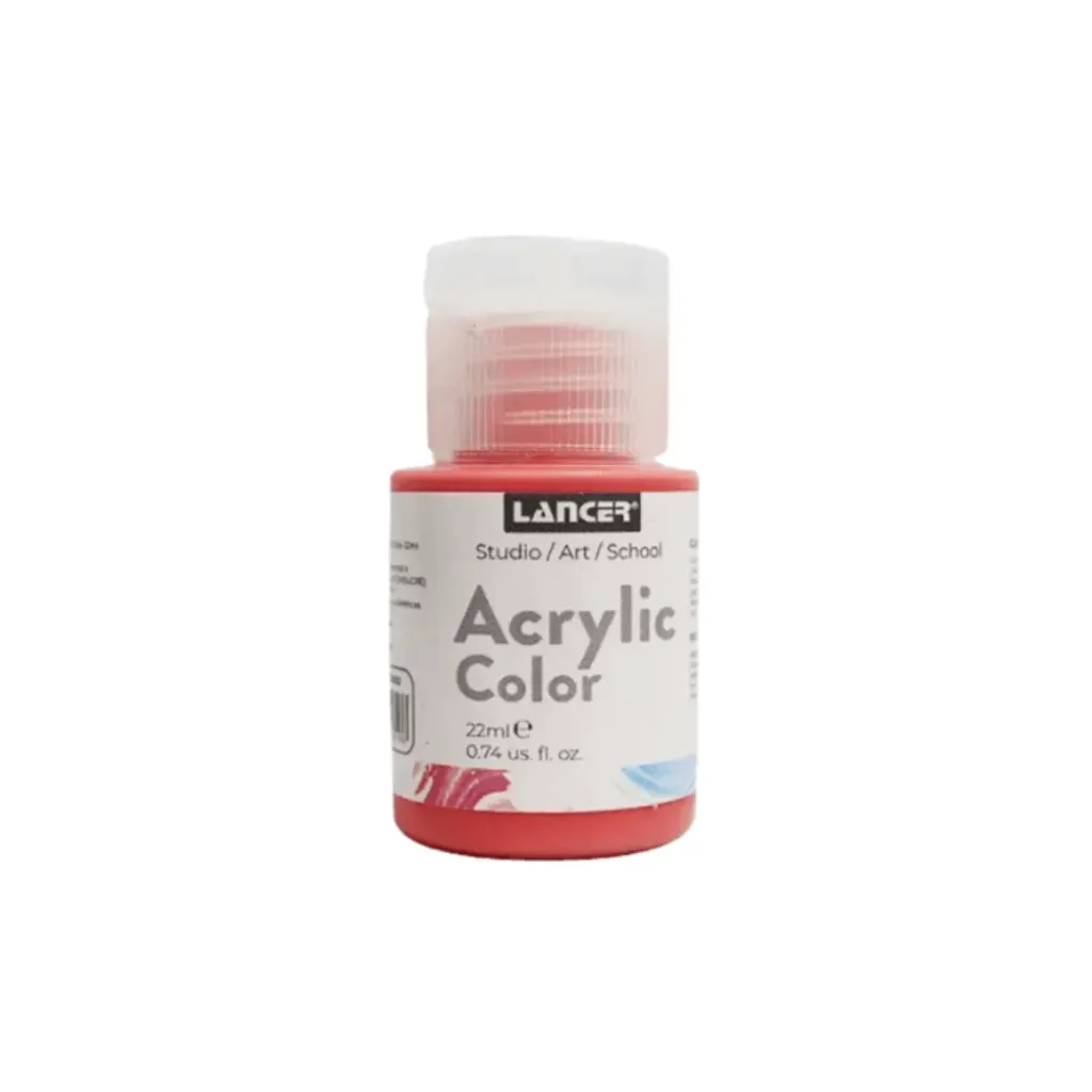 ACRYLIC COLOR- 22 ML NEON ROSADO