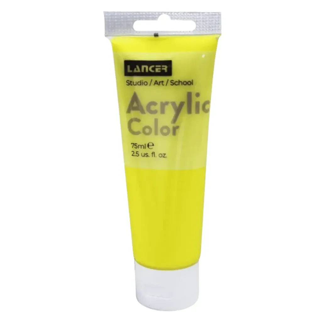 ACRYLIC COLOR- 75 ML AMARILLO