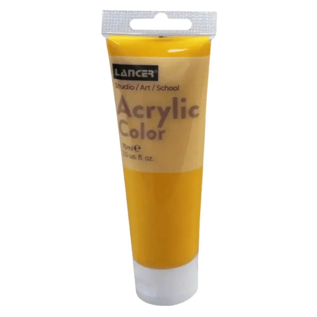 ACRYLIC COLOR- 75 ML AMARILLO ORO