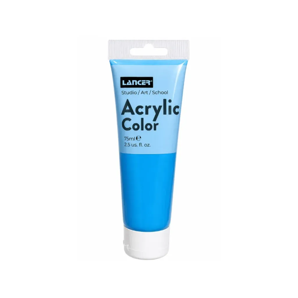 ACRYLIC COLOR- 75 ML CELESTE CIELO