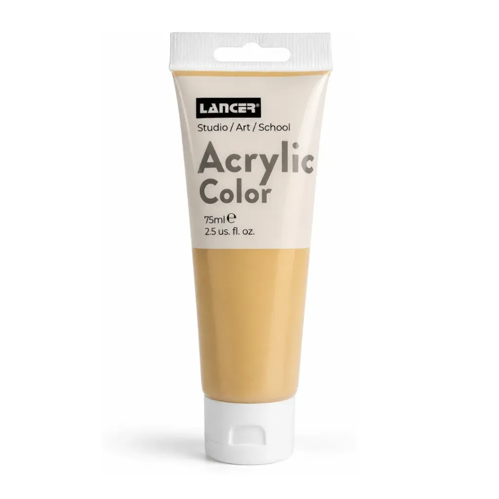 ACRYLIC COLOR- 75 ML DORADO