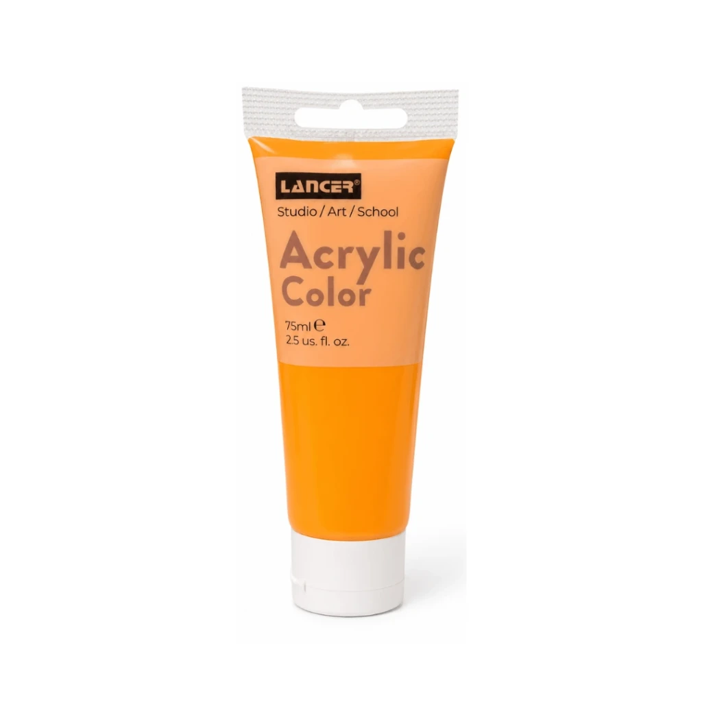 ACRYLIC COLOR- 75 ML NEON DORADO