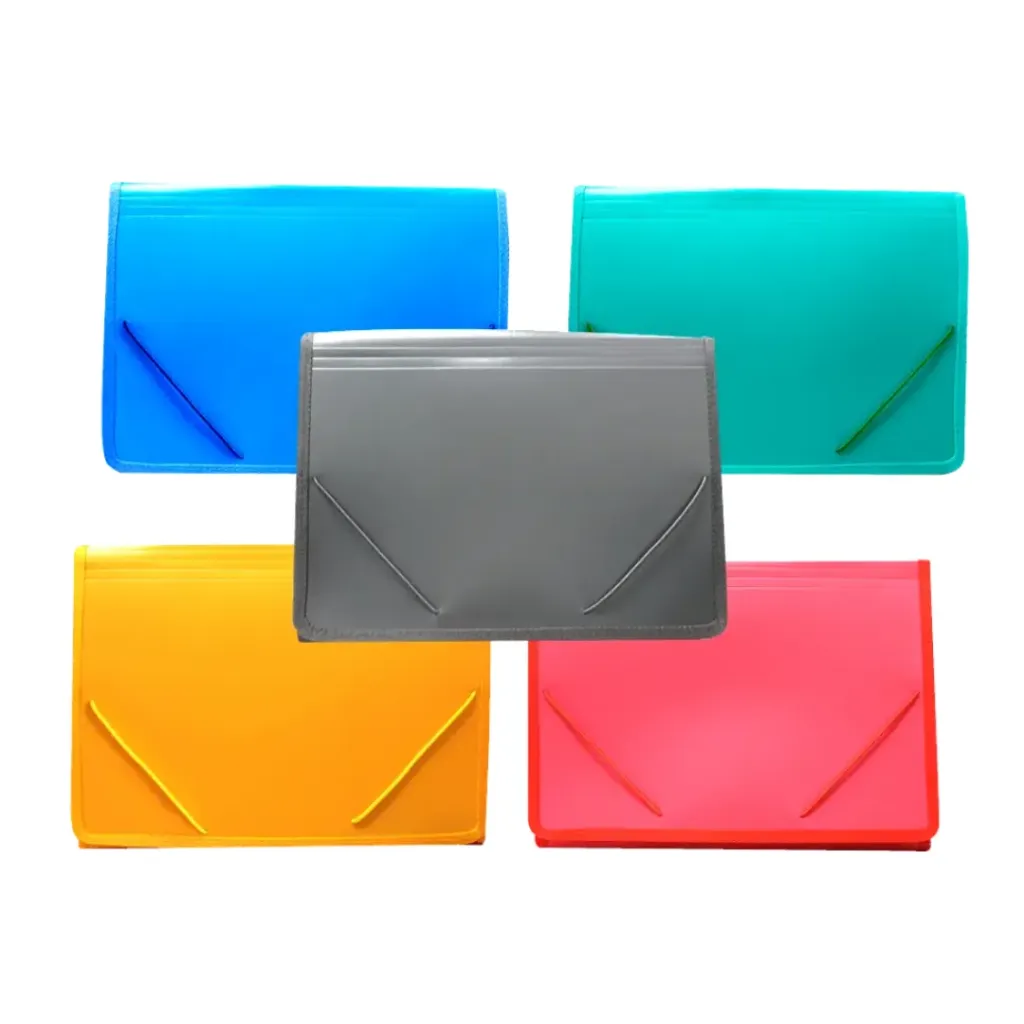 ARCHIVADOR ACORDEON PLÁSTICO A4 - 13 BOLSILLOS