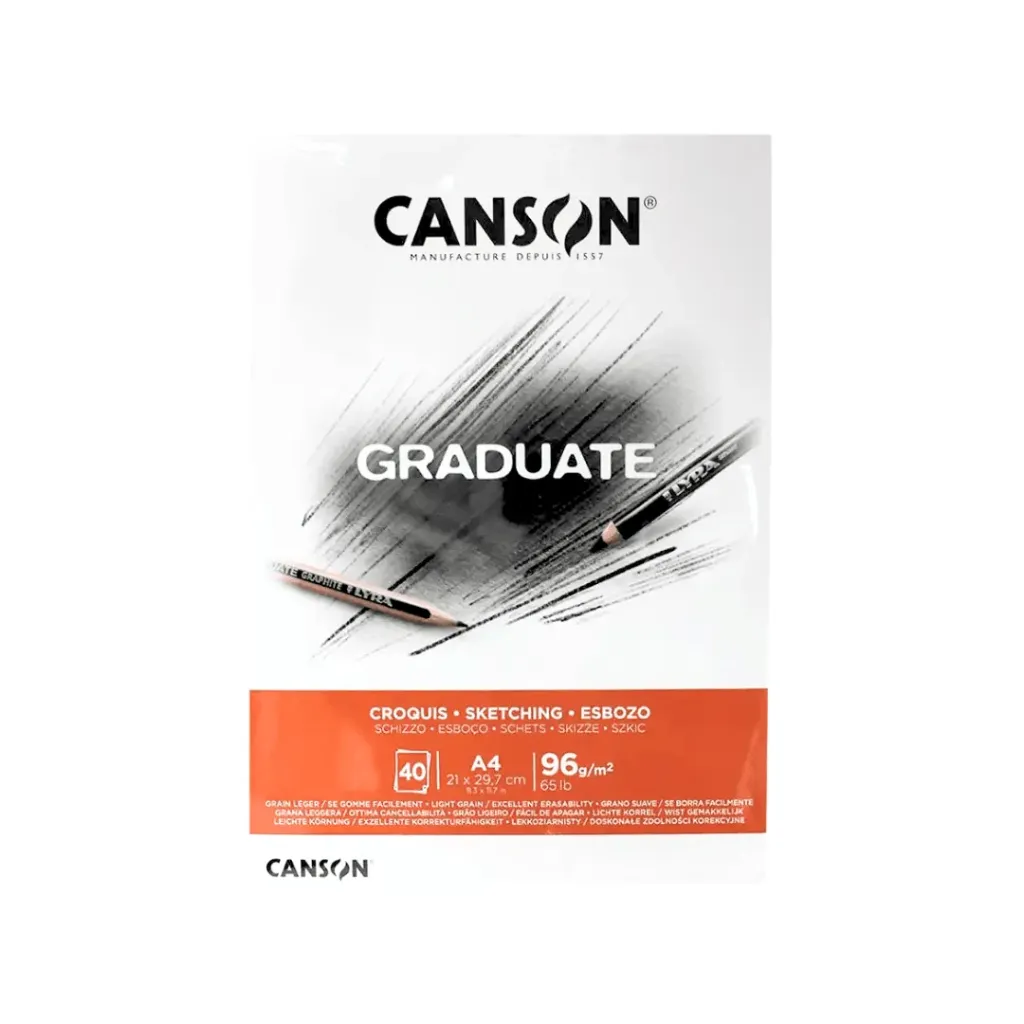 BLOCK CROQUIS A4 CANSON 96GR -40 HOJAS