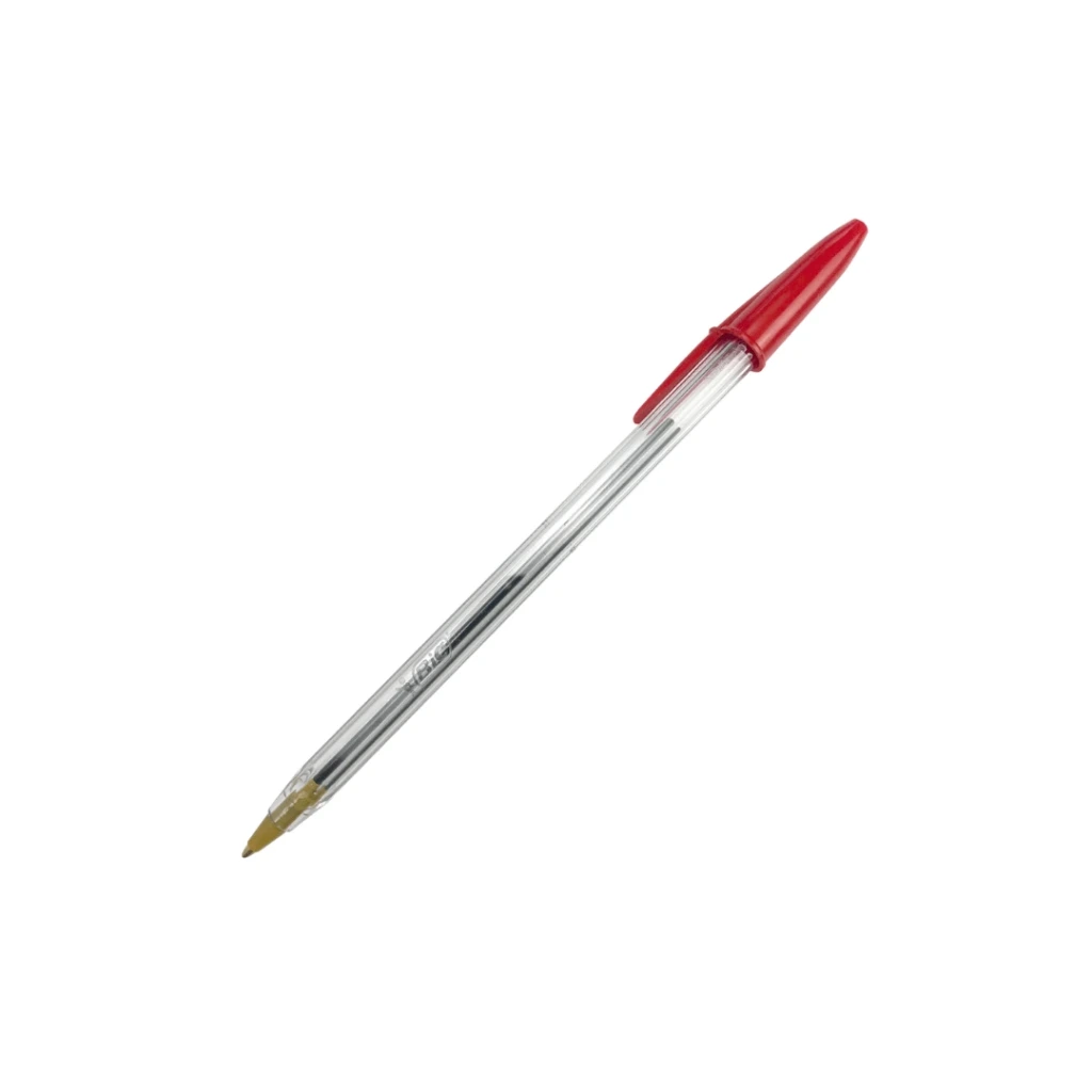BOLÍGRAFO BIC CRISTAL PUNTA MEDIA 1.00MM ROJO
