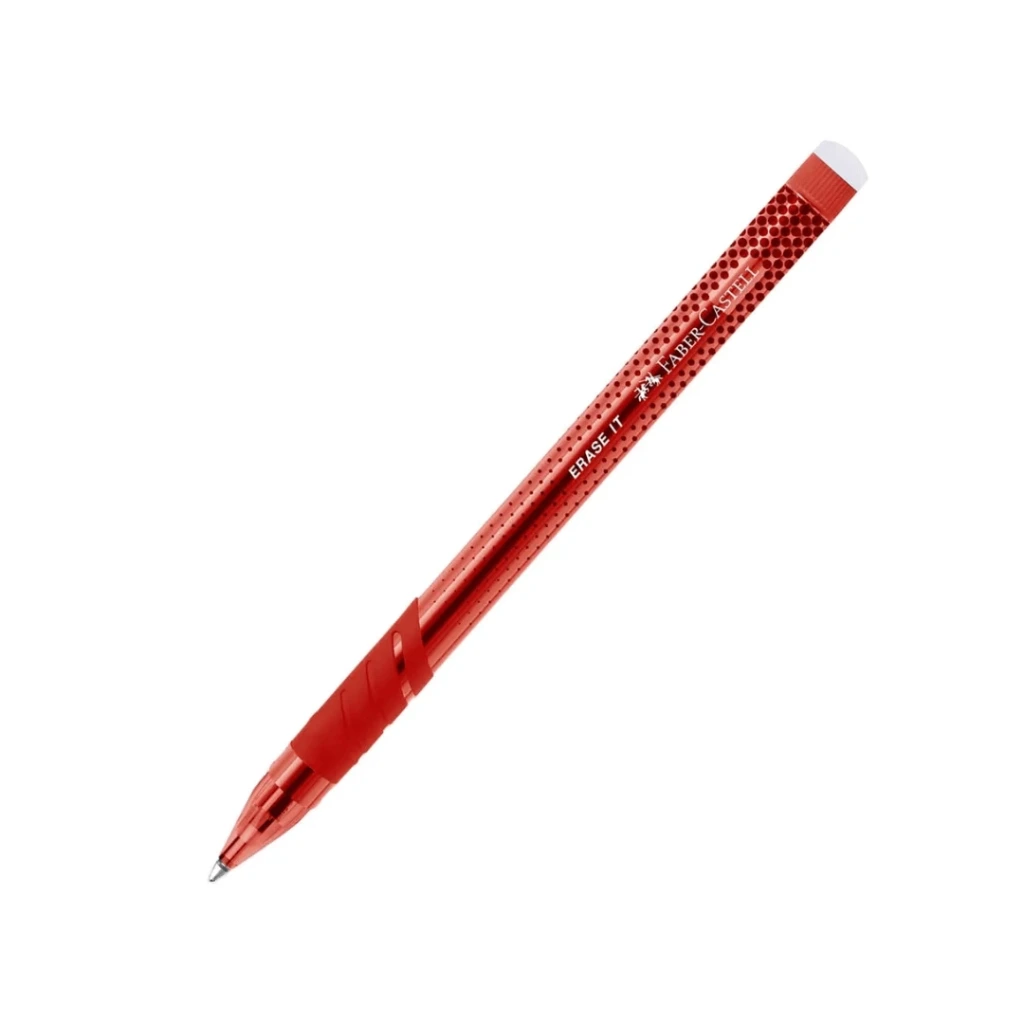 BOLÍGRAFO BORRABLE FABER CASTELL ROJO 0.7MM