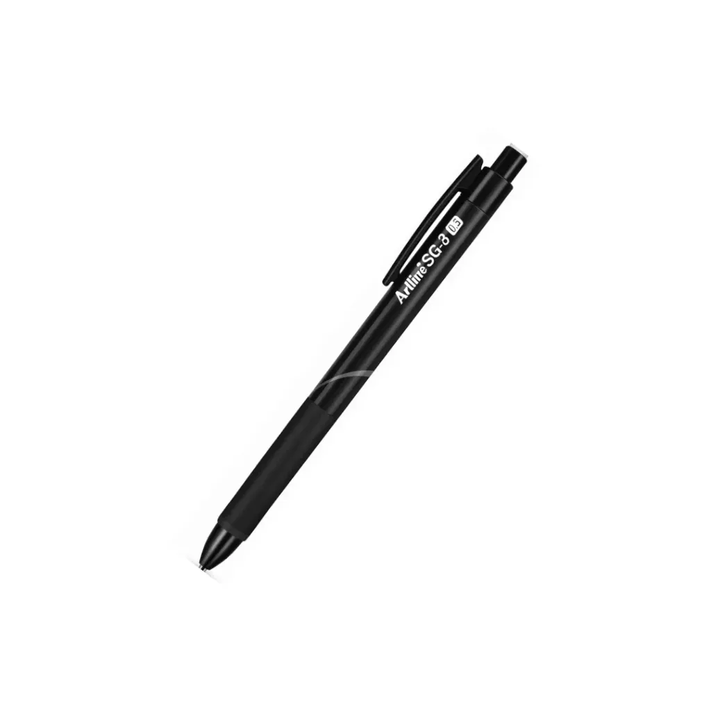 BOLIGRAFO RETRACTIL EGB SG88 0.5M NEGRO ARTLINE