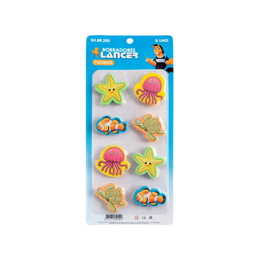 BORRADOR FIGURA ANIMALES MARINOS LANCER
