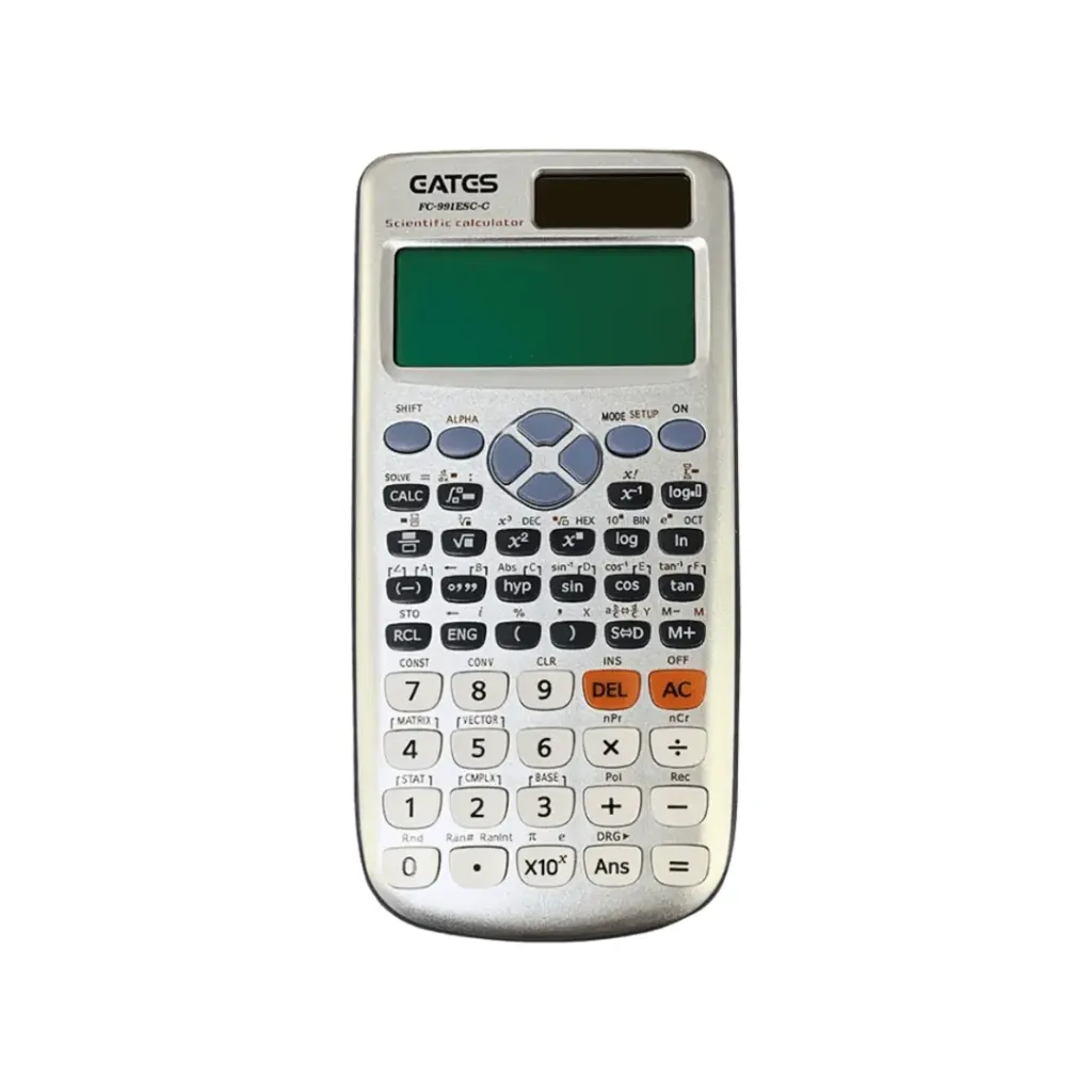CALCULADORA EATES CIENTIFICA 417 FUN 991ESC-CSR PLATA 84MMX165MM