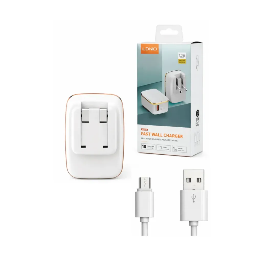 CARGADOR LDNIO A1204Q 18W - USB + V8